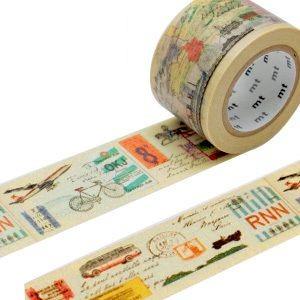 mt ex 旅の乗り物/マスキングテープ/MTEX1P83/カモ井【メール便NG