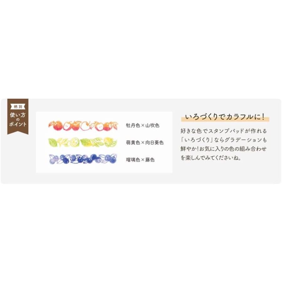 シヤチハタ 回転デコレーションスタンプ 食べ物 NRD-13A3 /【メール便NG】｜s-bunkadou｜04