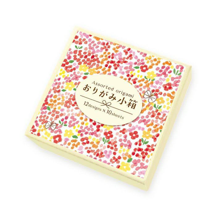 古川紙工 おりがみ小箱 warm color QI11 12柄各10枚入り ※箱のデザイン