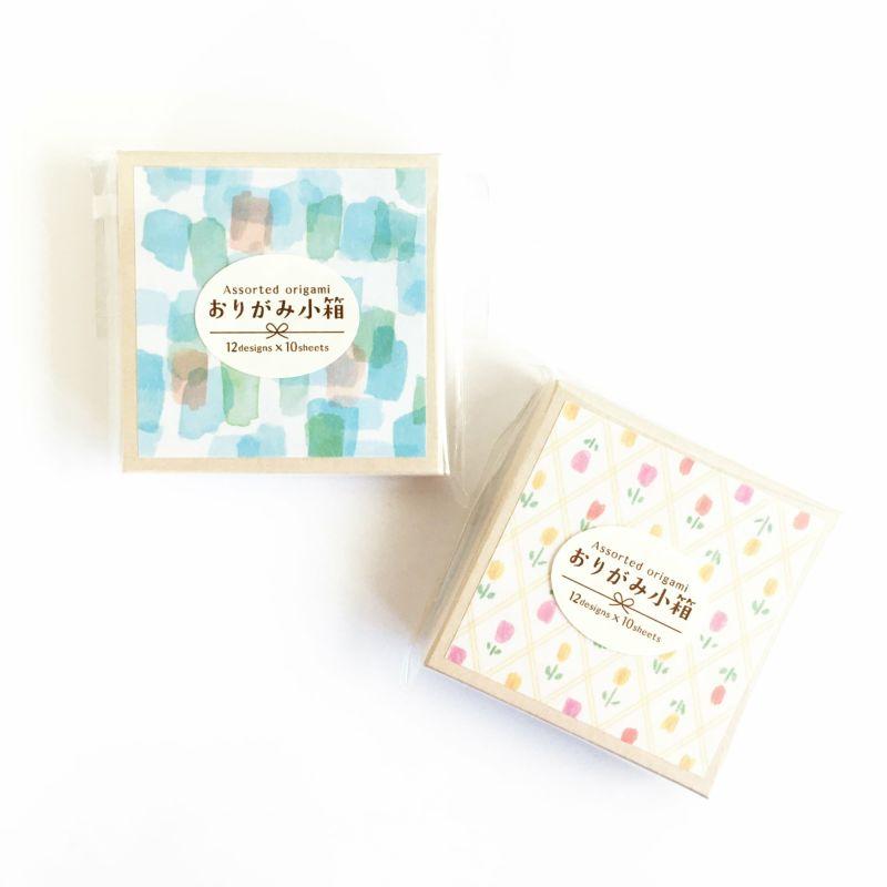 古川紙工 おりがみ小箱 cool color QI12 12柄各10枚入り ※箱のデザイン