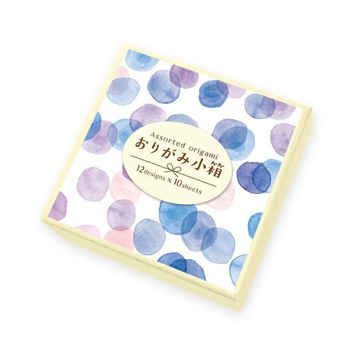 古川紙工 おりがみ小箱 cool color QI12 12柄各10枚入り ※箱のデザイン
