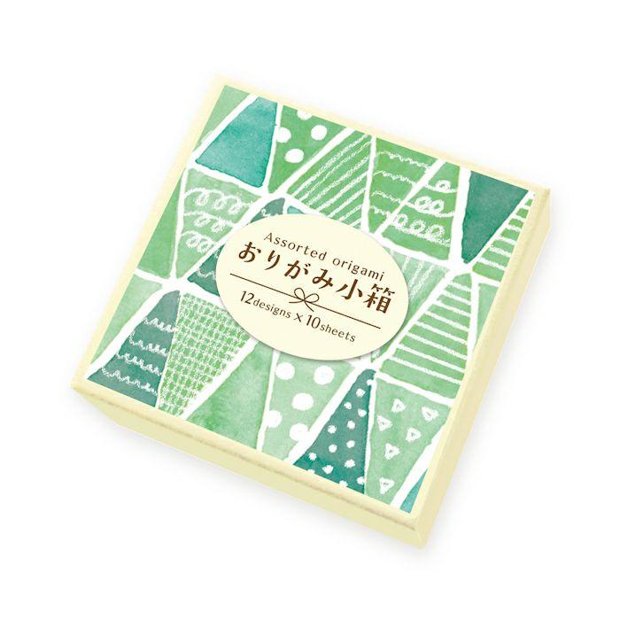 古川紙工 おりがみ小箱 cool color QI12 12柄各10枚入り ※箱のデザイン
