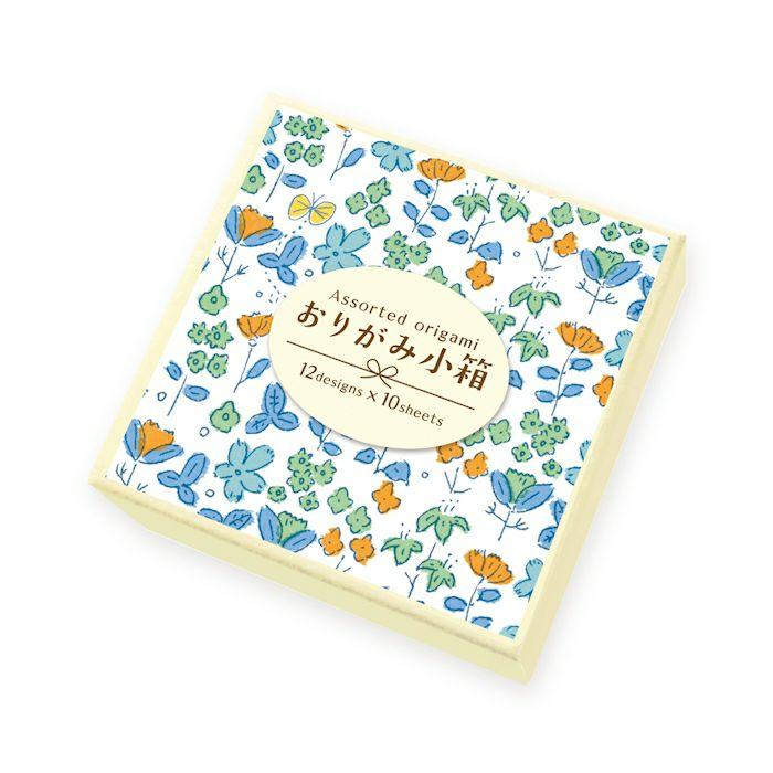 古川紙工 おりがみ小箱 cool color QI12 12柄各10枚入り ※箱のデザイン