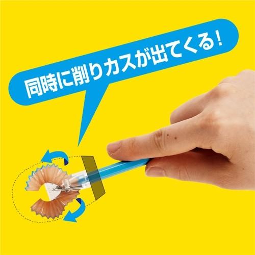 2枚刃鉛筆削り/最速！2倍の速さで削りあがる！/RS021/クツワ : 城下