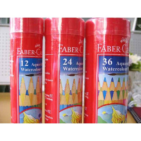 ヴァンさん専用 水彩色鉛筆丸缶36色セット/筆付/FABER-CASTELL/ファーバーカステル/TFC