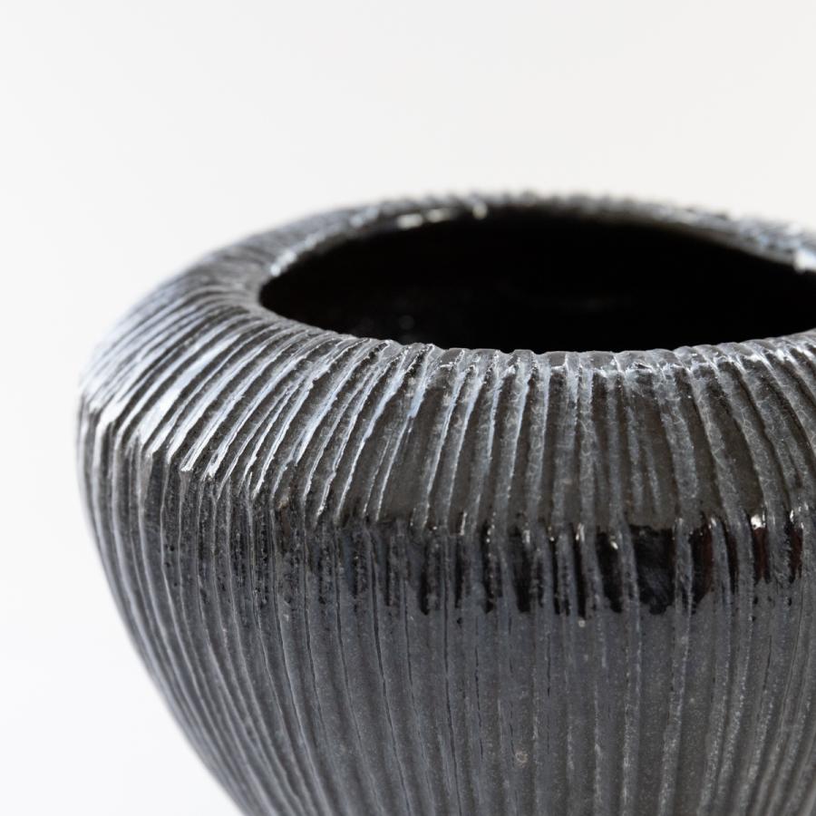 DOMANI ATLANTIS ドマーニ アトランティス15 メタルブラック 鉢カバー