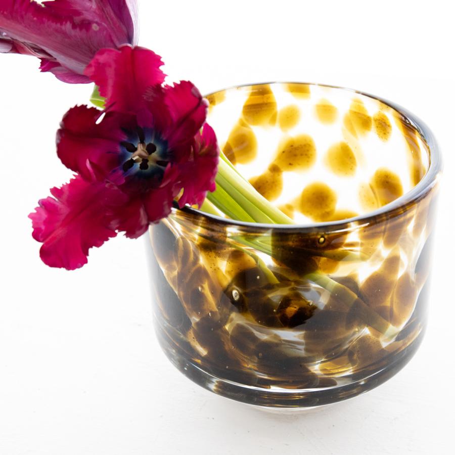 HenryDean ヘンリーディーン アキコ ピーニャ ガラス花瓶 花器 HenryDean ヘンリーディーン アキコ ピーニャ ガラス花瓶 花器