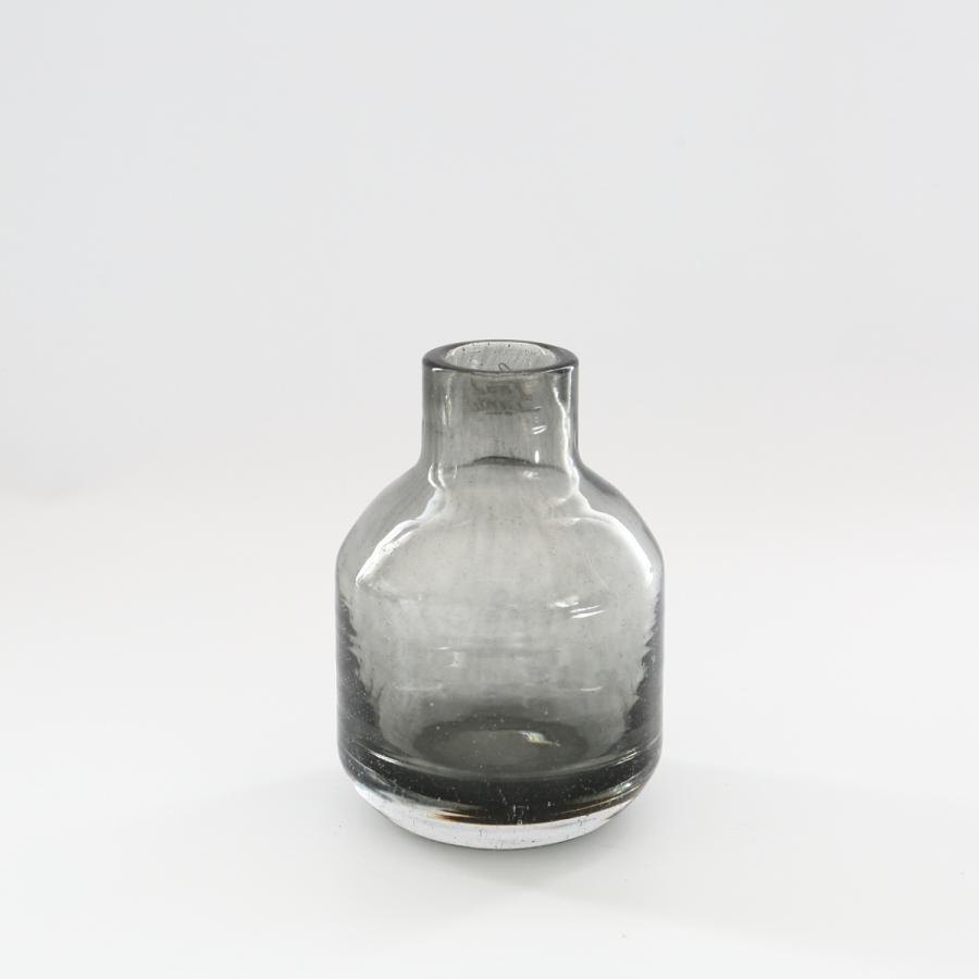 ヘンリーディーン V.BarbatXS スモーク ガラス花瓶 花器 HenryDean : S