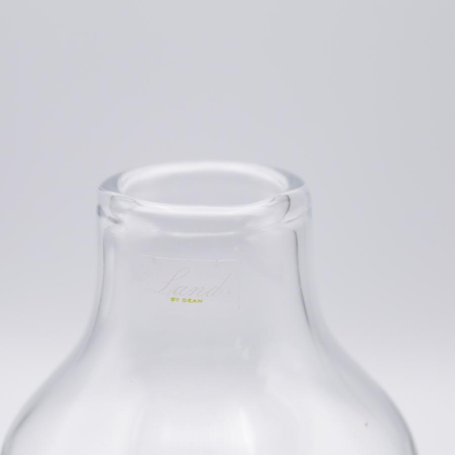 HenryDean ヘンリーディーン Barbat S クリア ガラス花瓶 花器 : S