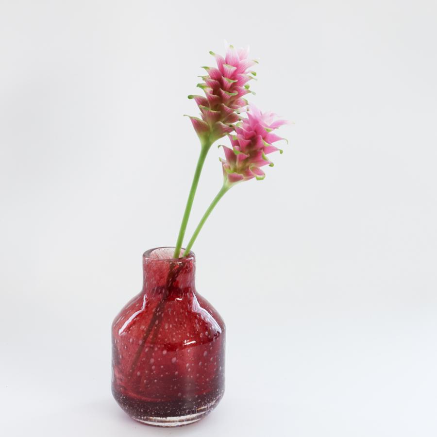 ヘンリーディーン V.BarbatXS ガーネット ガラス花瓶 花器 ヘンリーディーン V.BarbatXS ガーネット ガラス花瓶 花器