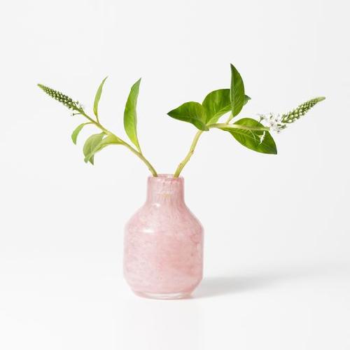 HenryDean ヘンリーディーン Barbat S ブロッサム ガラス花瓶 花器 : S