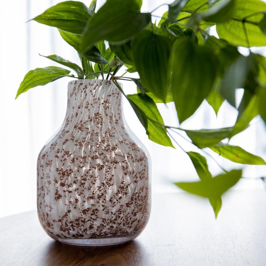 HenryDean ヘンリーディーン Barbat S カッパー ガラス花瓶 花器 : S