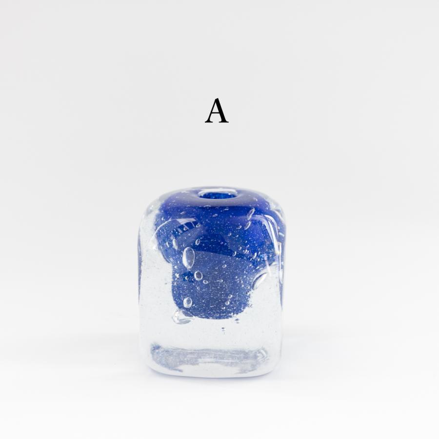 HenryDean ヘンリーディーン V.Cube キューブ アドミラル ガラス花瓶