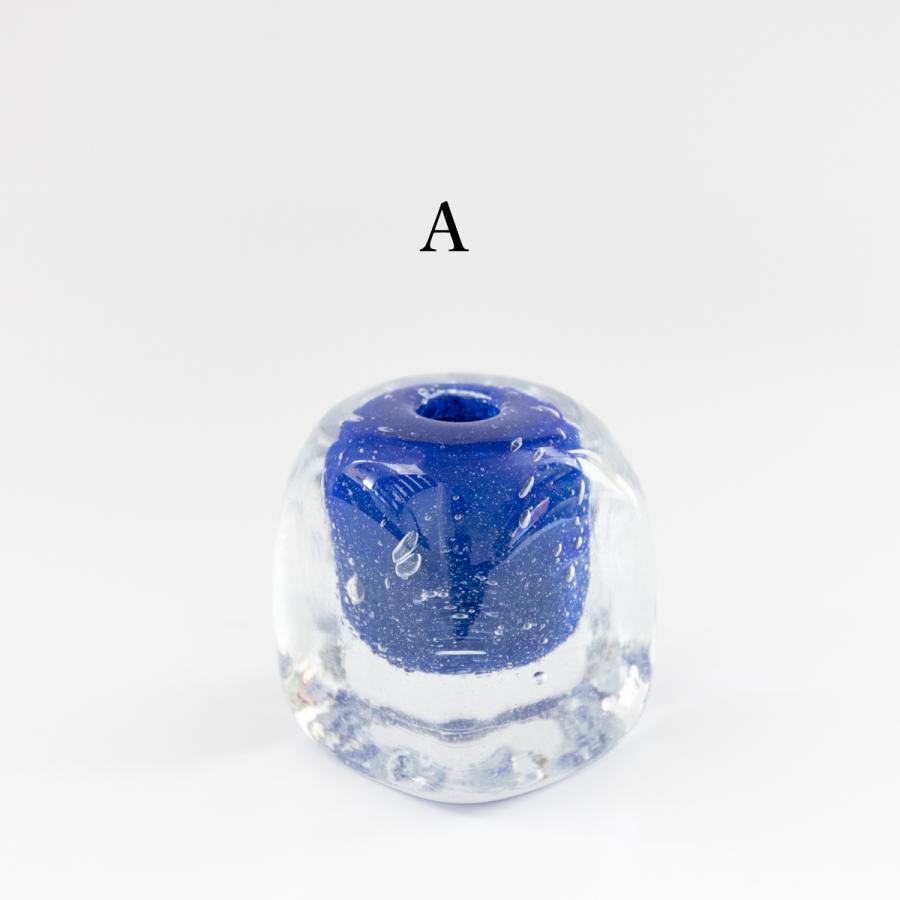 HenryDean ヘンリーディーン V.Cube キューブ アドミラル ガラス花瓶