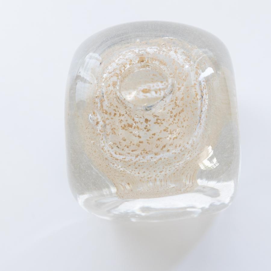 HenryDean ヘンリーディーン V.Cube キューブ ビジュー ガラス花瓶