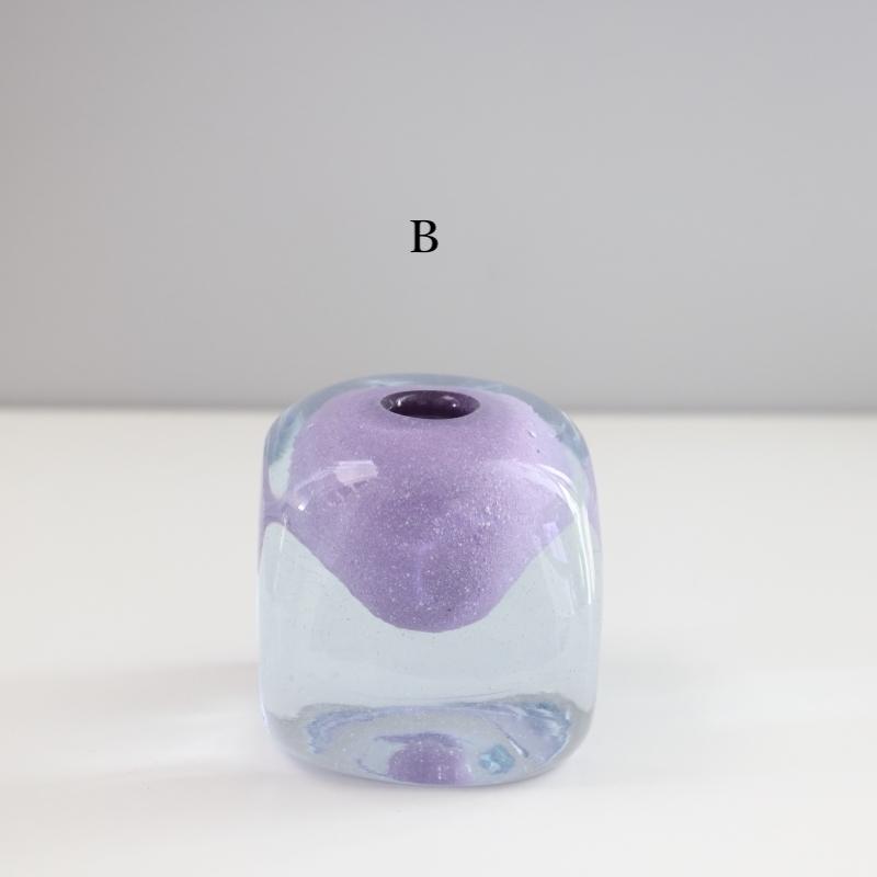 HenryDean ヘンリーディーン V.Cube キューブ クロッカス ガラス花瓶
