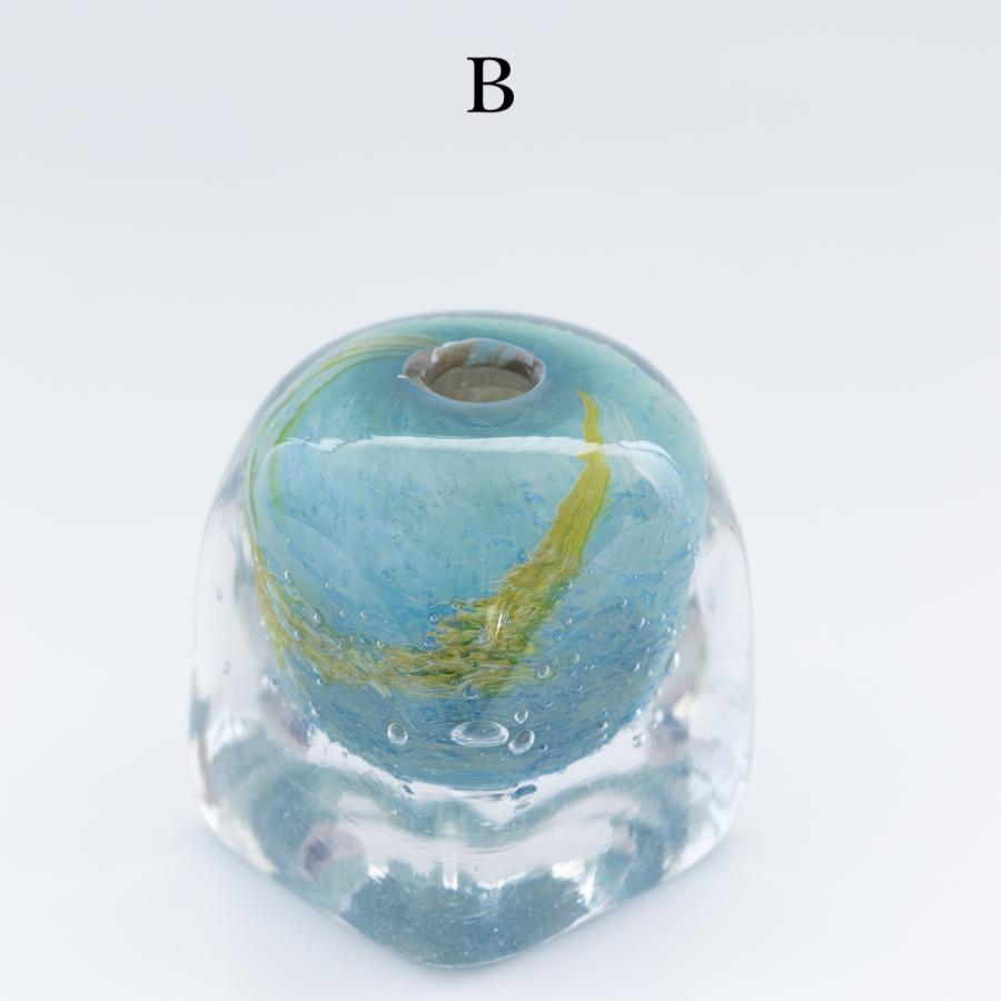 HenryDean ヘンリーディーン V.Cube キューブ ラナイ ガラス花瓶 花器