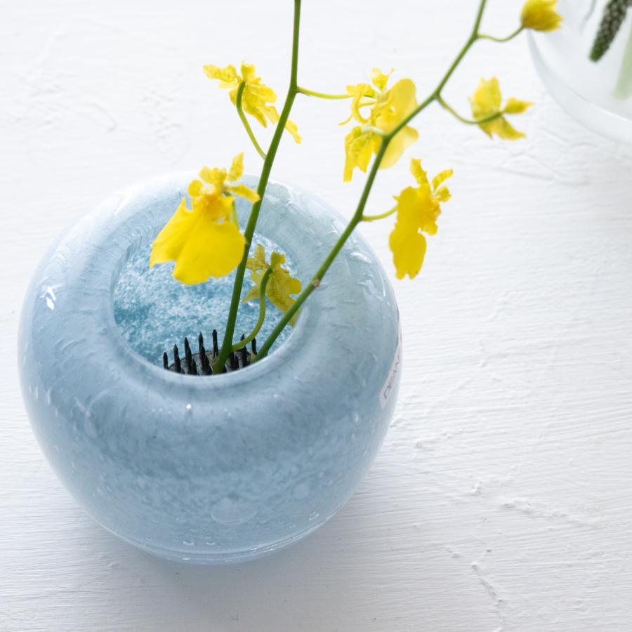 ヘンリーディーン V.Drop S ブルー系 ガラス花瓶 花器 HenryDean ヘンリーディーン V.Drop S ブルー系 ガラス花瓶 花器 HenryDean