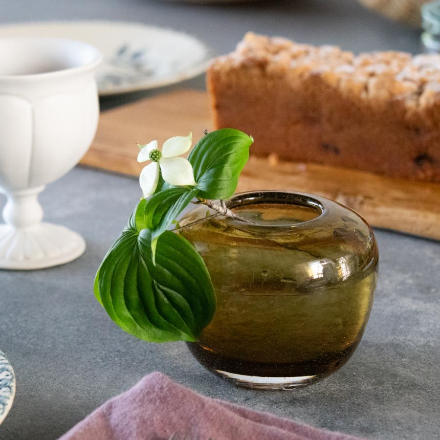 ヘンリーディーン V.Drop S グリーン系 ガラス花瓶 花器 HenryDean : S