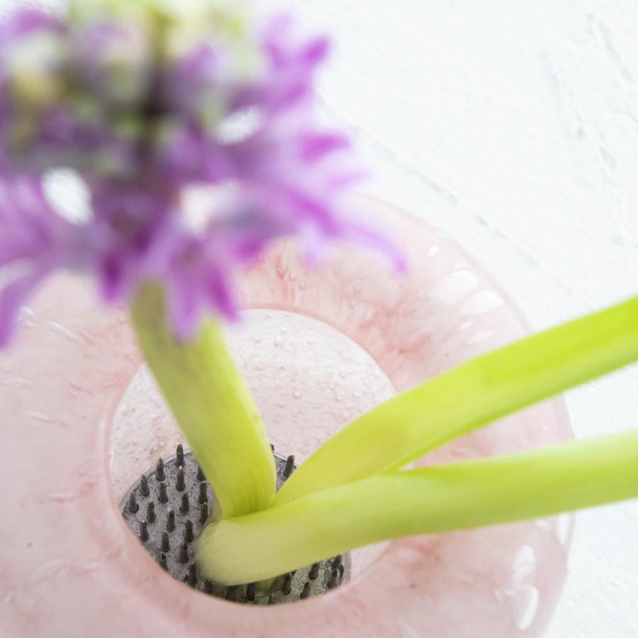 ヘンリーディーン V.Drop S 赤ピンク系 ガラス花瓶 花器