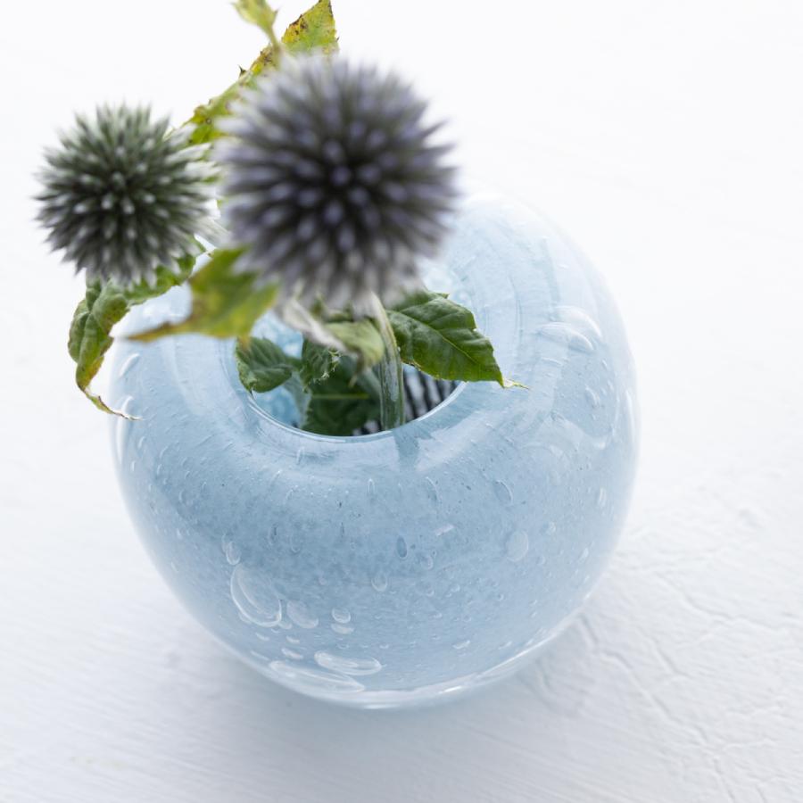 ヘンリーディーン V Drop S パステルブルー Henrydean 花器 正規取扱店 ガラス花瓶