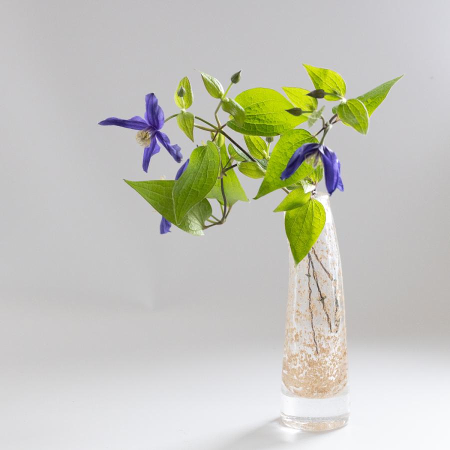 HenryDean ヘンリーディーン Glass S ビジュー ガラス花瓶 花器