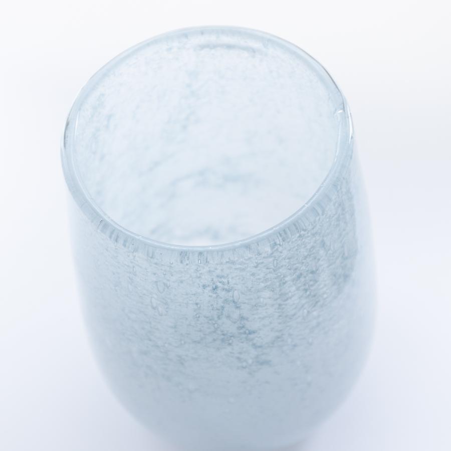 HenryDean ヘンリーディーン ストロンボリS パステルブルー ガラス花瓶