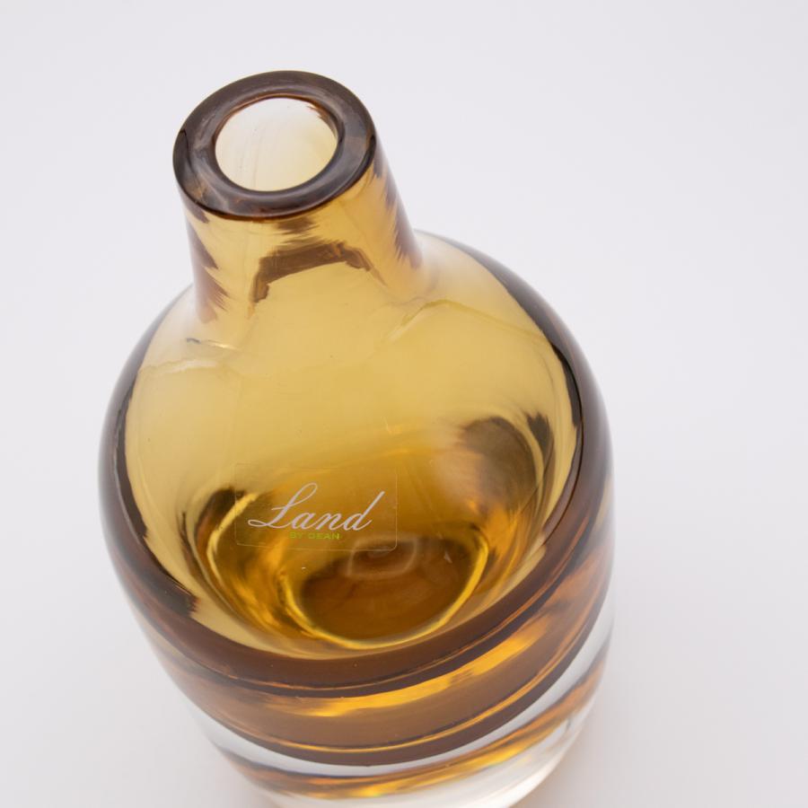 無料長期保証 Henrydean ヘンリーディーン ヴェネレs コニャック ガラス花瓶 花器 予約販売品 Cih Dev Humbird Com