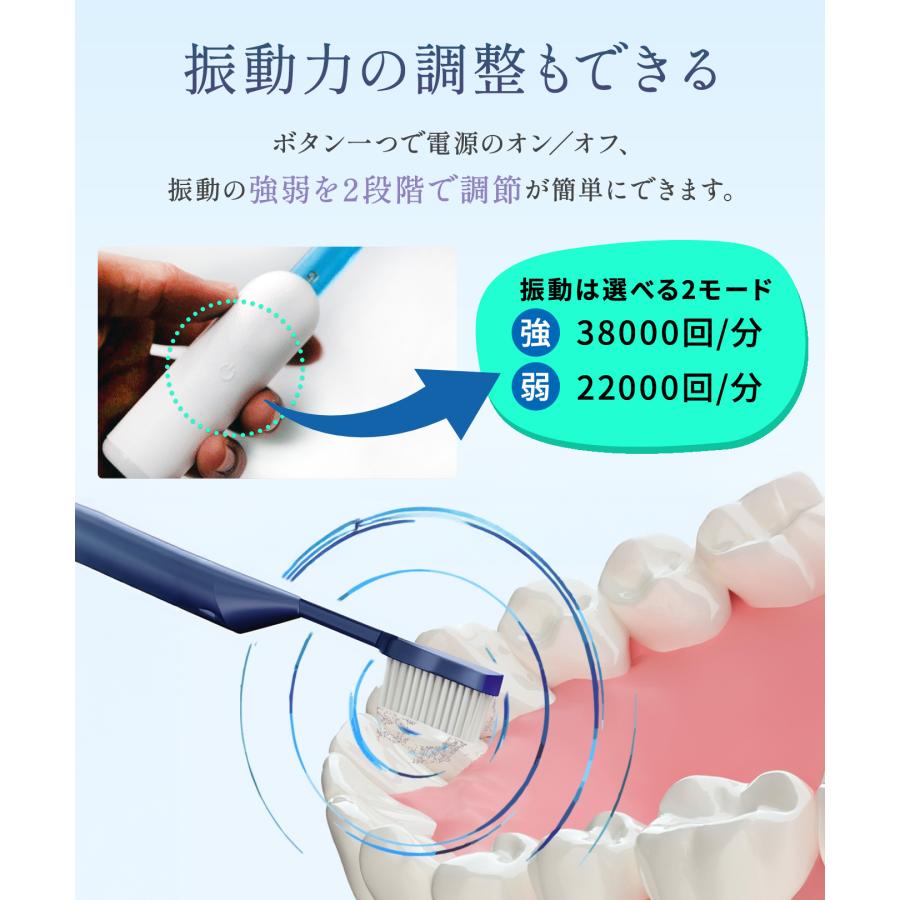 DENdo デンドゥ クリップ式 電動歯ブラシ 歯ブラシを3秒で電動化 持ち運びやすい 軽量 コンパクト モデル IPX7 完全防水 丸洗い 対応 |  | 05