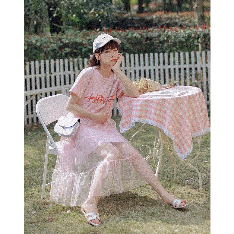 ワンピース レディース 夏 半袖 Tシャツ ひざ上 かわいい フレア ティーンズファッション 中学生 高校生 ファッション 女子 韓国 D030 S Conny 通販 Yahoo ショッピング