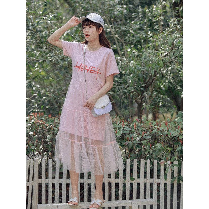 ワンピース レディース 夏 半袖 Tシャツ ひざ上 かわいい フレア ティーンズファッション 中学生 高校生 ファッション 女子 韓国 D030 S Conny 通販 Yahoo ショッピング