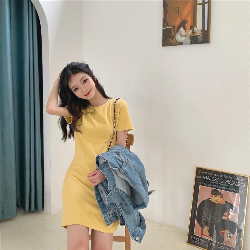 ワンピース スカート Tシャツ レディース 夏 夏服 おしゃれ かわいい ティーンズファッション 中学生 高校生 女子 私服 韓国 D035 S Conny 通販 Yahoo ショッピング