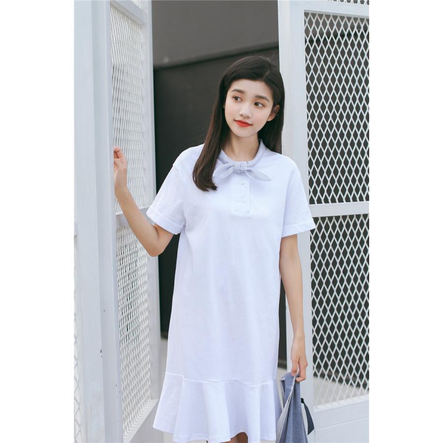ワンピース レディース 夏 半袖 Tシャツ ひざ上 かわいい フレア ティーンズファッション 中学生 高校生 ファッション 女子 韓国 D036 S Conny 通販 Yahoo ショッピング