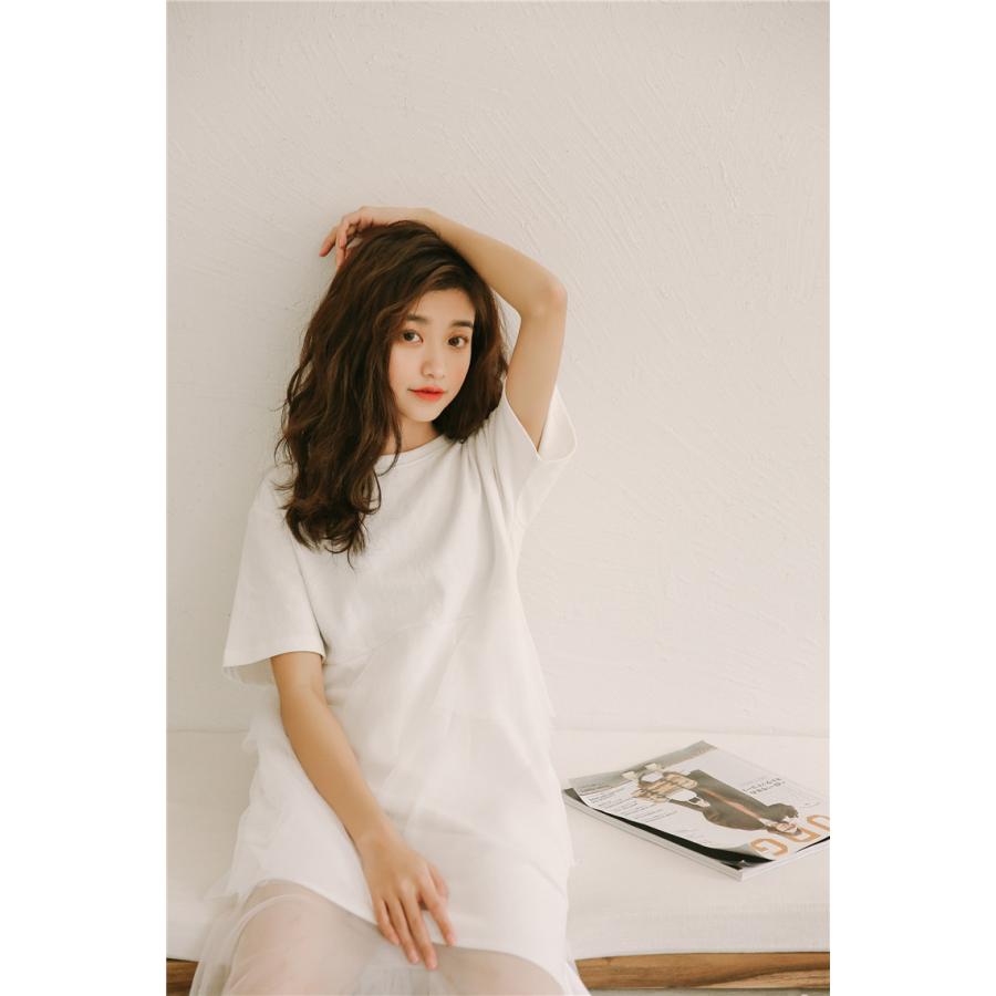 ワンピース レディース 夏 半袖 Tシャツ ロング かわいい フレア ティーンズファッション 10代 代 中学生 高校生 ファッション 女子 韓国 D039 S Conny 通販 Yahoo ショッピング