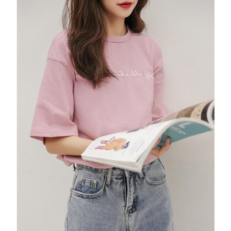 Tシャツ レディース 半袖 夏 トップス カットソー 無地 シャツ シンプル ティーンズファッション 10代 代 中学生 高校生 ファッション 女子 韓国 T036 S Conny 通販 Yahoo ショッピング