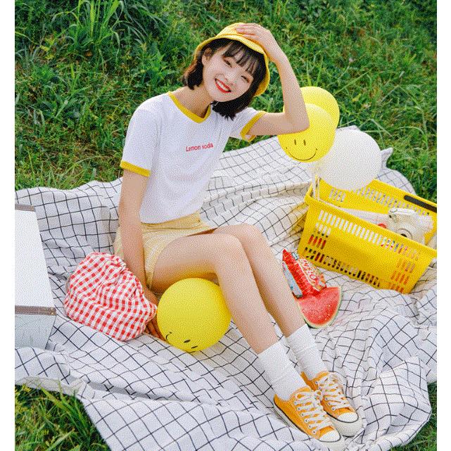 Tシャツ レディース 半袖 夏 トップス カットソー 無地 シャツ シンプル ティーンズファッション 10代 20代 中学生 高校生