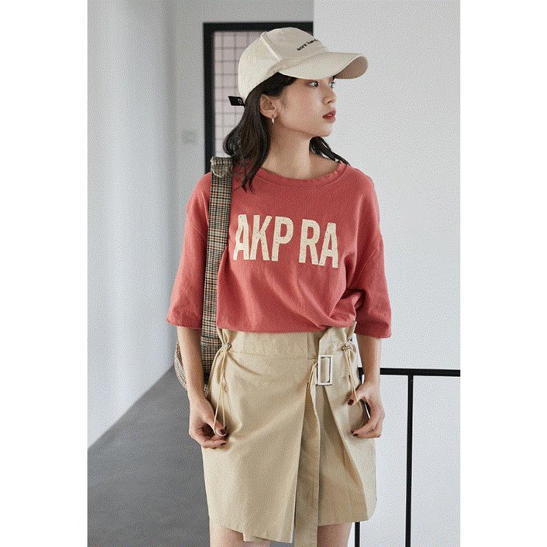 トップス レディース 夏 Tシャツ カットソー 半袖 夏服 ゆったり おしゃれ かわいい ティーンズファッション 中学生 高校生 女子 私服 韓国 T052 S Conny 通販 Yahoo ショッピング