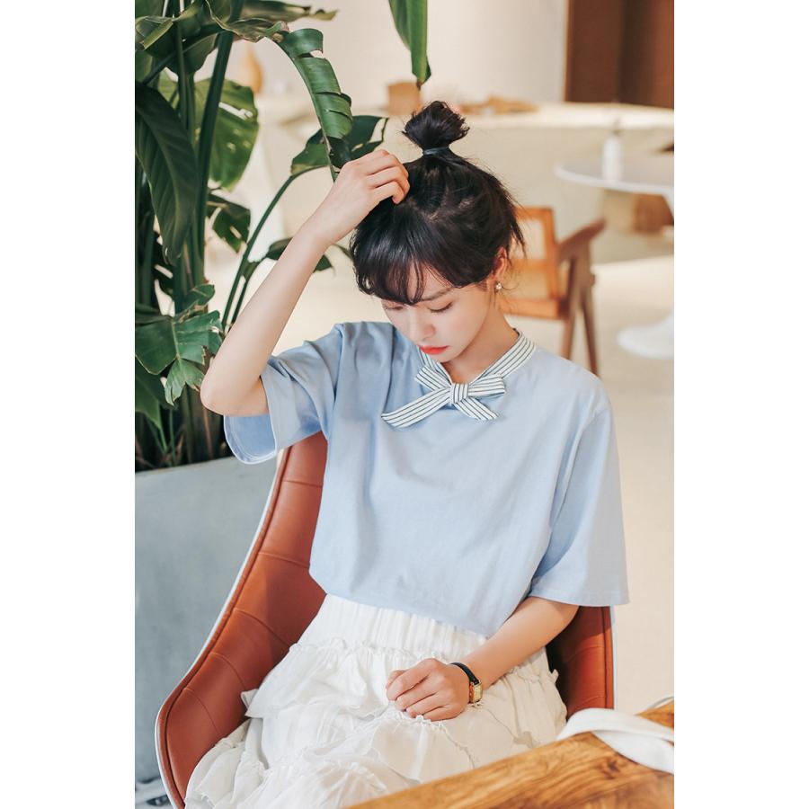 Tシャツ レディース 夏 トップス カットソー 半袖 無地 シャツ シンプル ティーンズファッション中学生 高校生 ファッション 女子 韓国 T075 S Conny 通販 Yahoo ショッピング