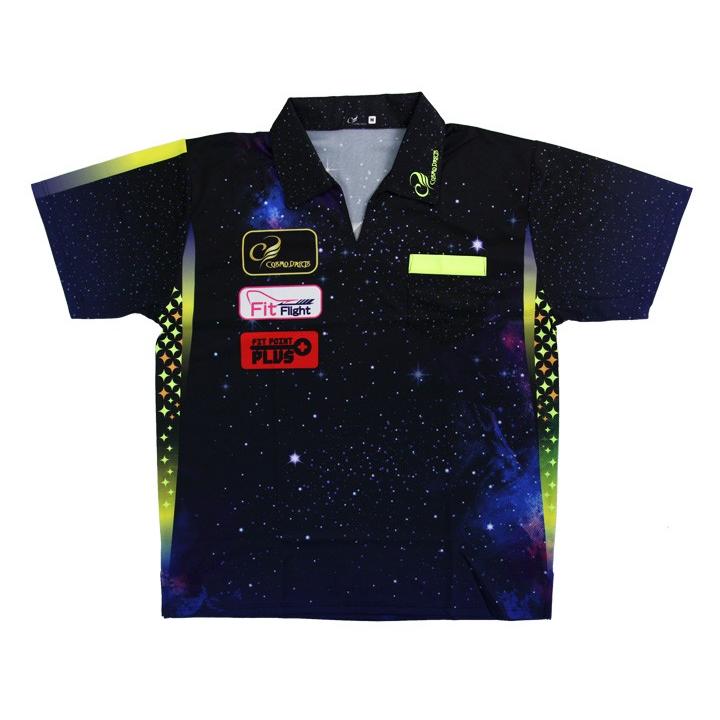 アパレル【コスモダーツ】レプリカダーツシャツ Galaxyタイプ S