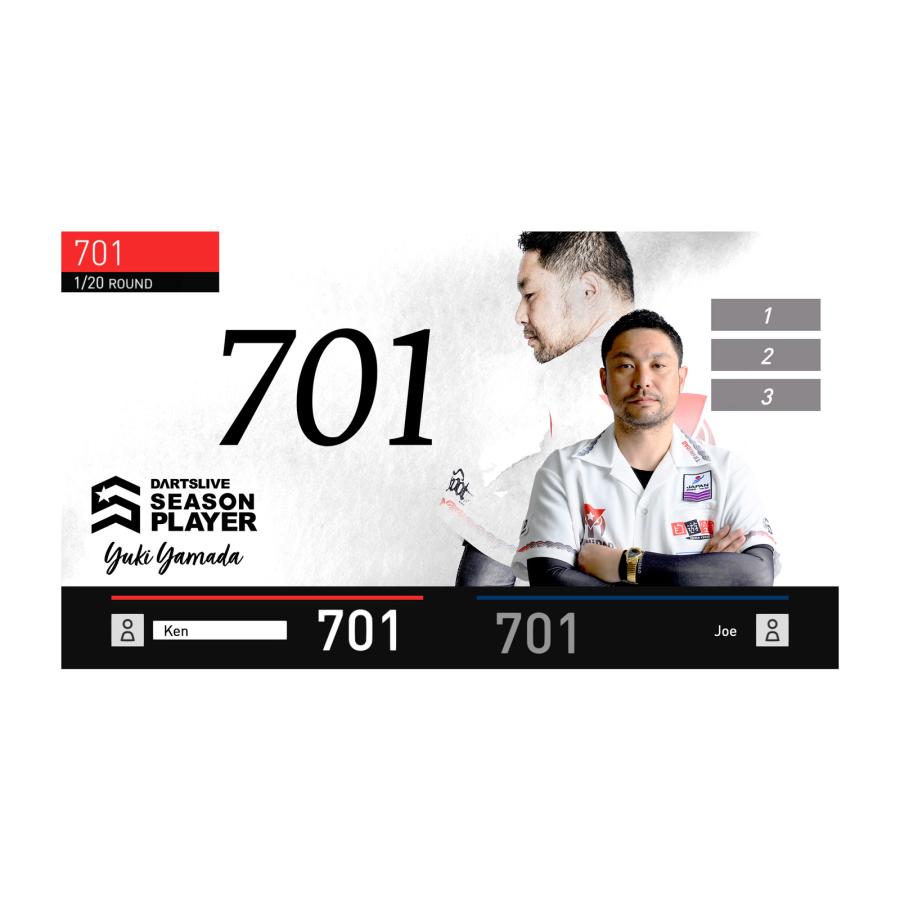 ダーツ雑貨【ダーツライブ】ダーツライブ プレイヤーグッズ 山田勇樹