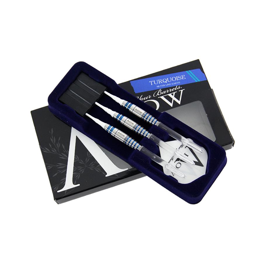 (未使用･未開封品)　ダイナスティー エーフロー シルバーライン アース ターコイズ バレル 6k88evb A-FLOW】SILVER LINE EARTH TURQOISE ダイナスティ ダーツ