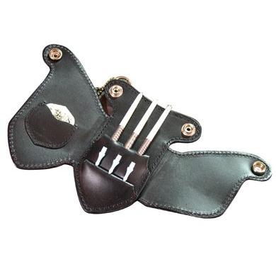 ☆　パイソンダーツケース　革色黒　糸色黒　　☆ ☆ パイソンダーツケース 革色黒 糸色黒 ☆