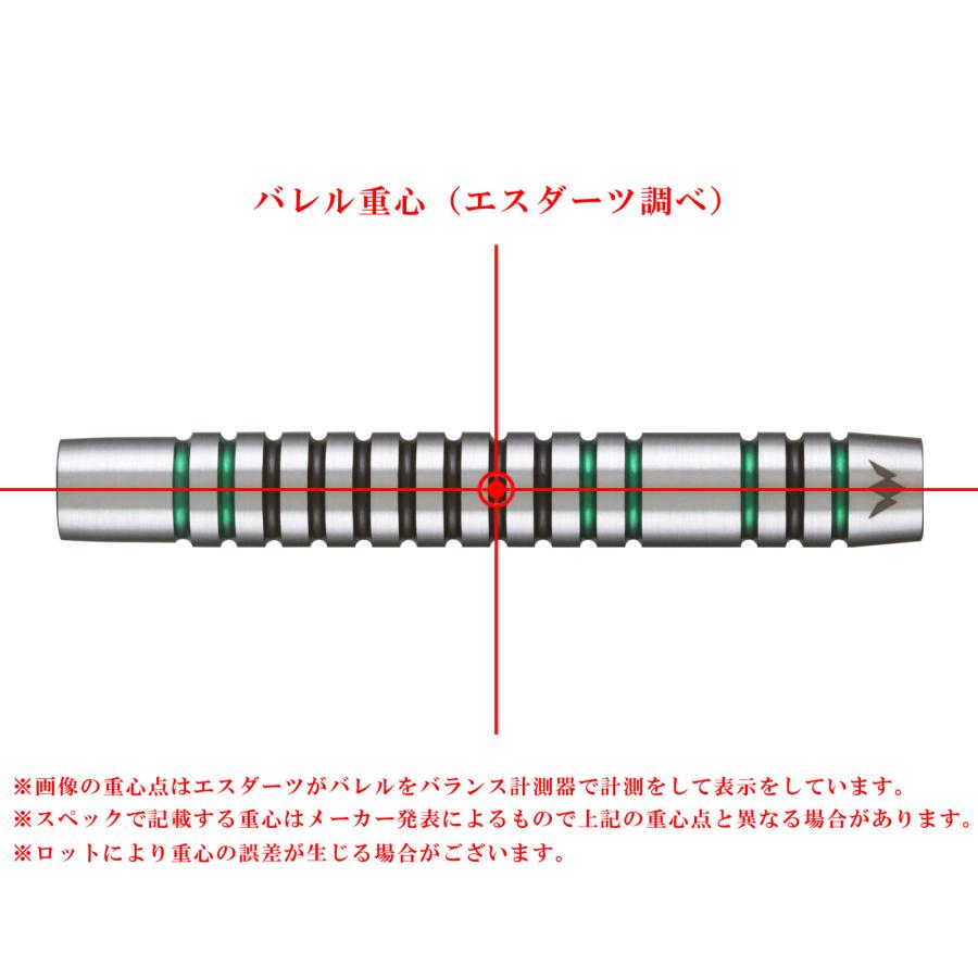 バレル【ミッションダーツ】マーティン・ルークマンモデル 2BA 20STの画像