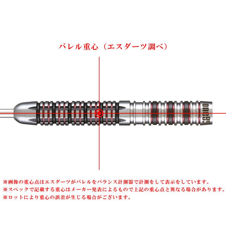 バレル【ワンエイティ】ブラック J21 01 スティール 21gの画像