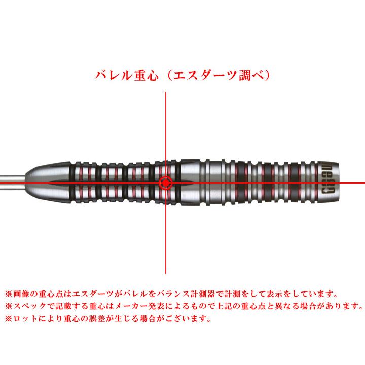 バレル【ワンエイティ】ブラック J21 02 スティール 21gの画像