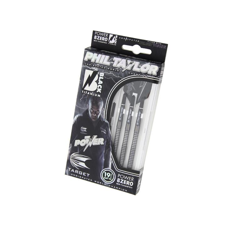 ダーツバレル【ターゲット】パワー 8ZERO ブラック チタニウム