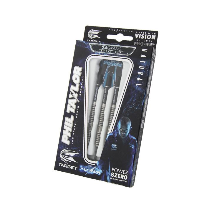 ダーツバレル【ターゲット】パワー 8ZERO ストレート スティール 24g