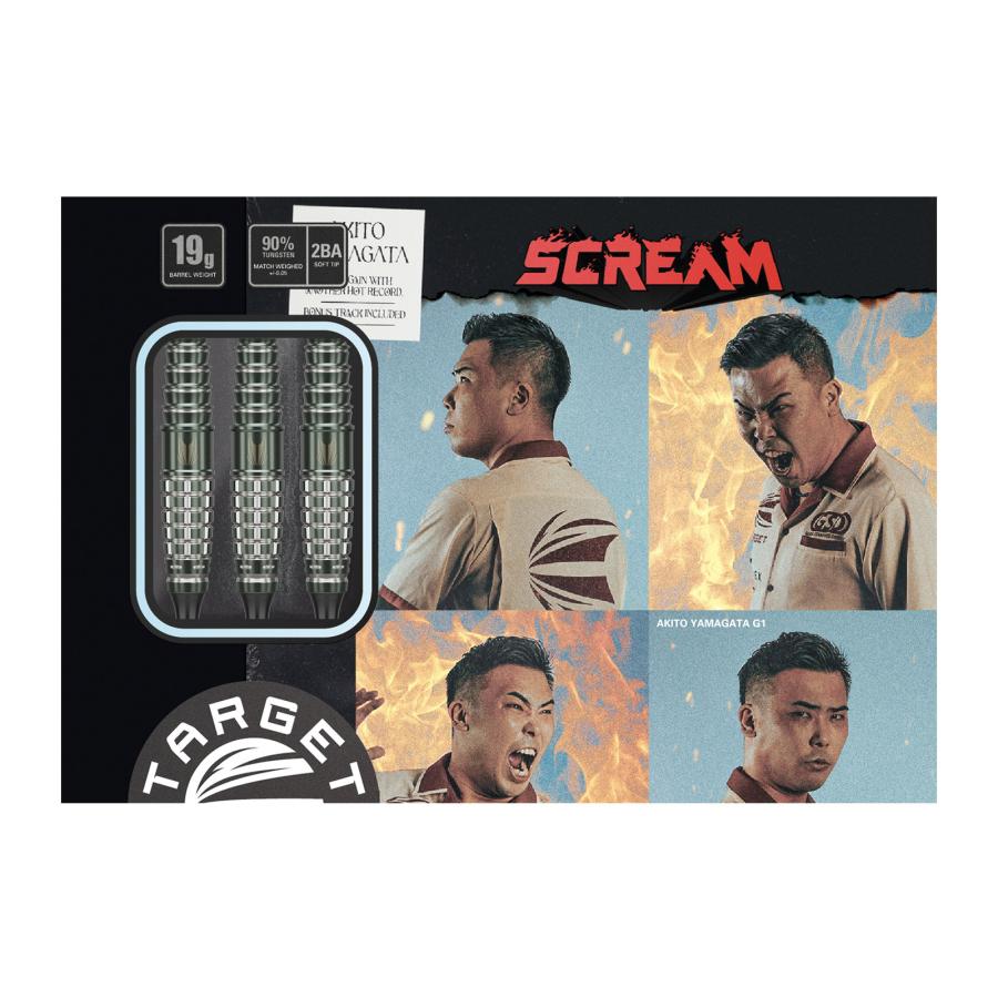 ダーツ　ターゲット　プライム スクリーム 山形明人モデル バレル【ターゲット】プライム スクリーム 山形明人モデル 2BA 210411