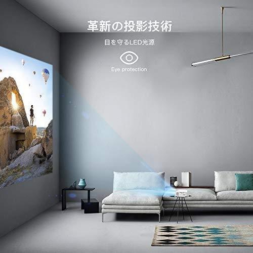 apeman ビデオプロジェクター　プロジェクター APEMAN 小型 プロジェクター LED 4000lm 1920×1080最大解像度 内蔵