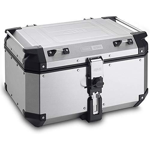 非売品 Givi ジビ バイク用リアボックス58l シルバーモノキーケースアルミ製trekker Outback Obkn58a 本物特別セール品